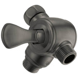 Delta Faucet - Universal Showering Components 3-Way Shower Arm Diverter for Hand Shower - Black Stainless