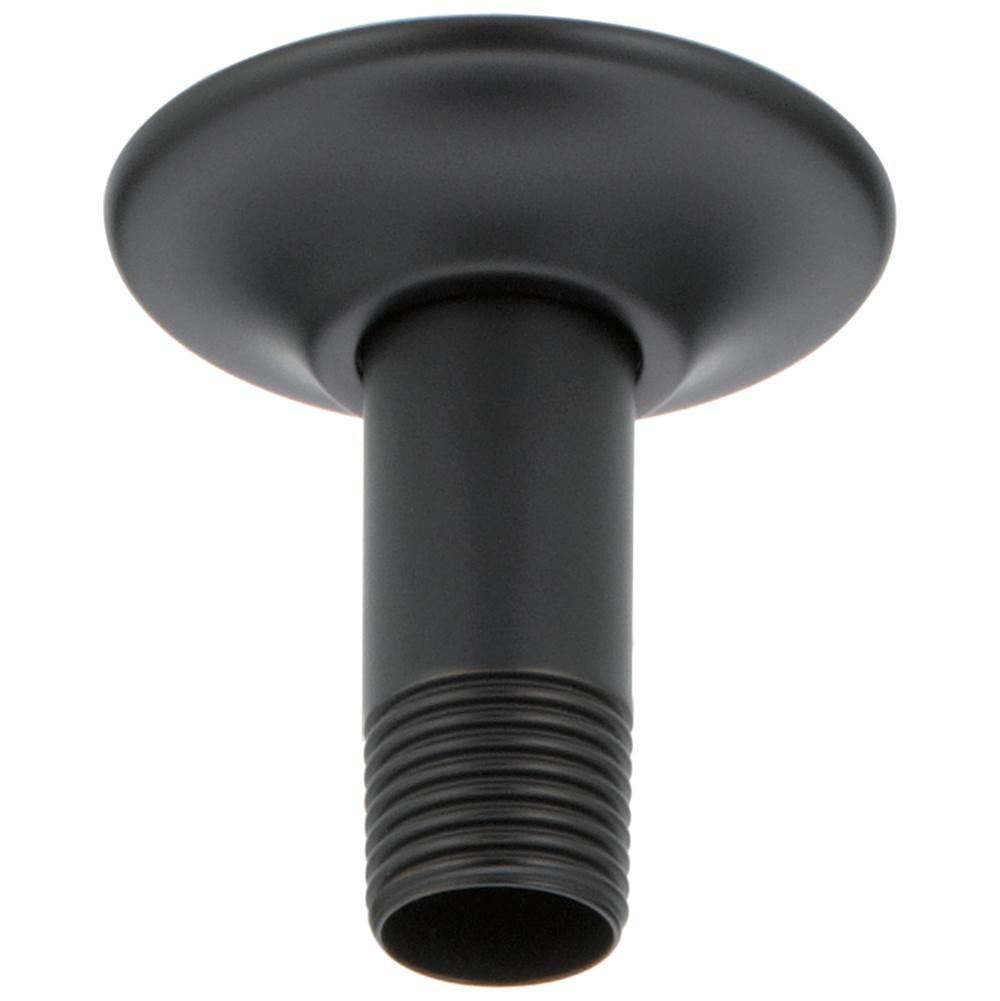 Delta Faucet - Universal Showering Components Ceiling Mount Shower Arm & Flange - Matte Black