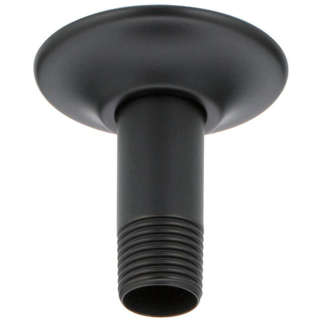 Delta Faucet - Universal Showering Components Ceiling Mount Shower Arm & Flange - Matte Black