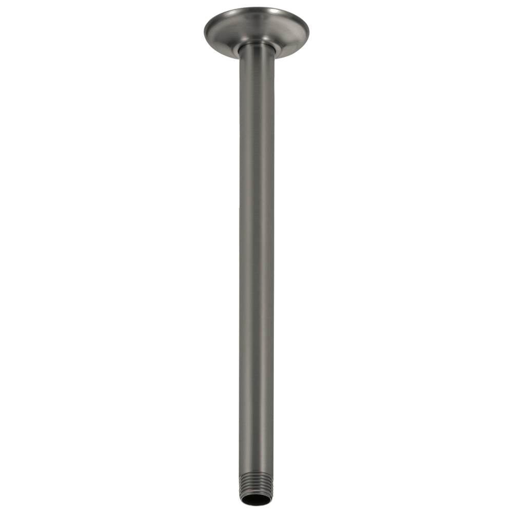 Delta Faucet - Universal Showering Components Shower Arm & Flange 14'' - Ceiling - Black Stainless