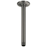 Delta Faucet - Universal Showering Components Ceiling Mount Shower Arm & Flange - Black Stainless