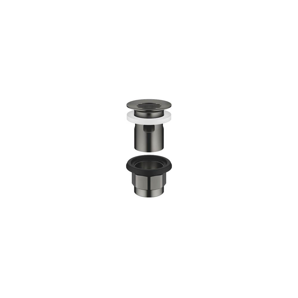 Dornbracht - European Grid Drain 1 1/4'' In Dark Platinum Matte - Dark platinum matte