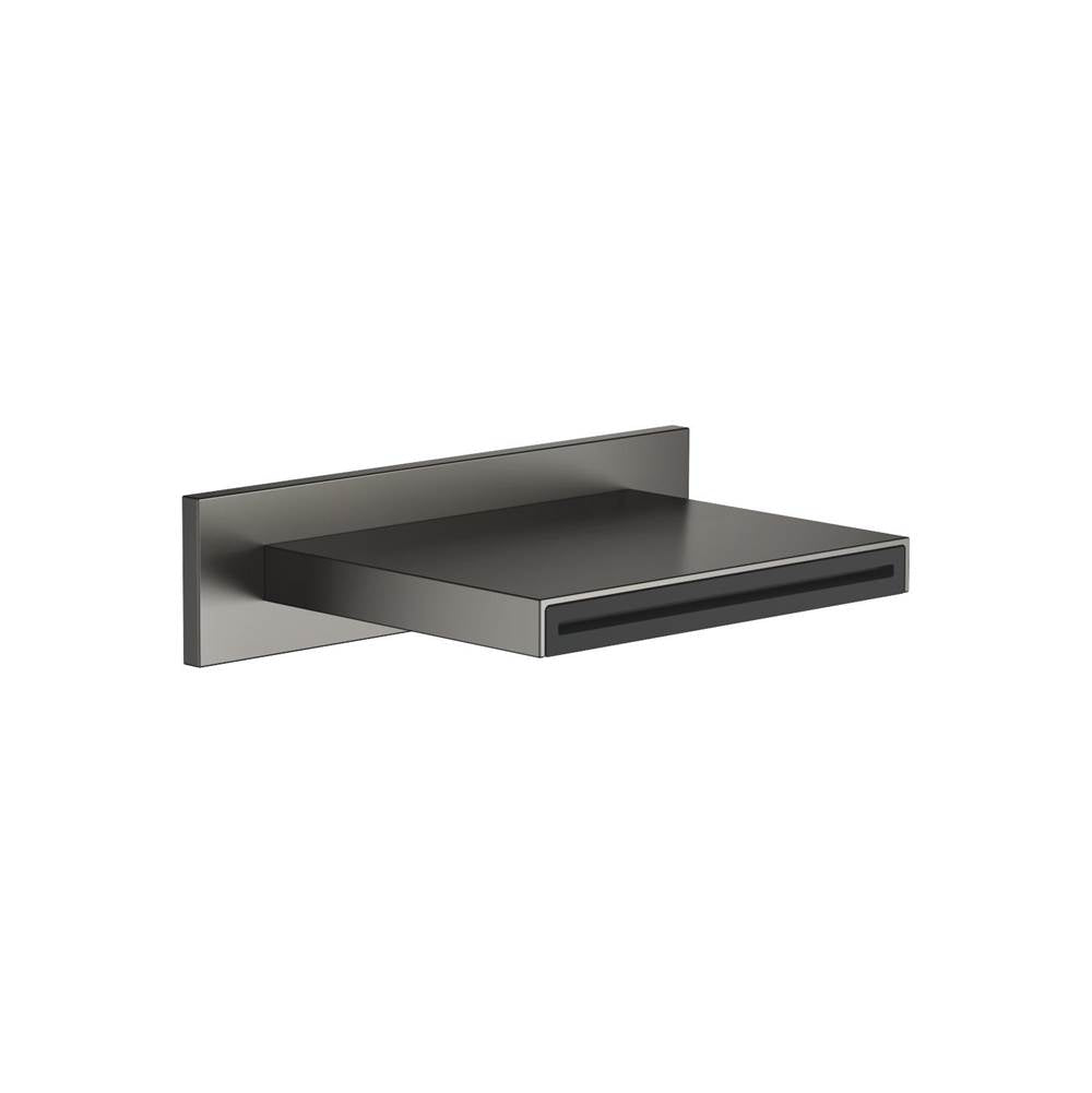 Dornbracht - Water Sheet Cascade Spout For Wall-Mounted Installation In Dark Platinum Matte - Dark platinum matte