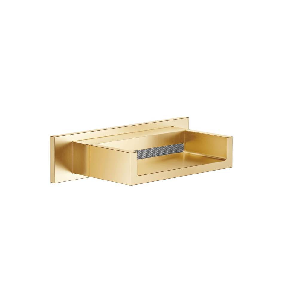 Dornbracht - Water Fall Cascade Spout For Wall-Mounted Installation In Brushed Durabrass - Brushed Durabrass