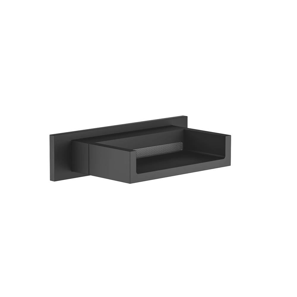 Dornbracht - Water Fall Cascade Spout For Wall-Mounted Installation In Black Matte - Black Matte