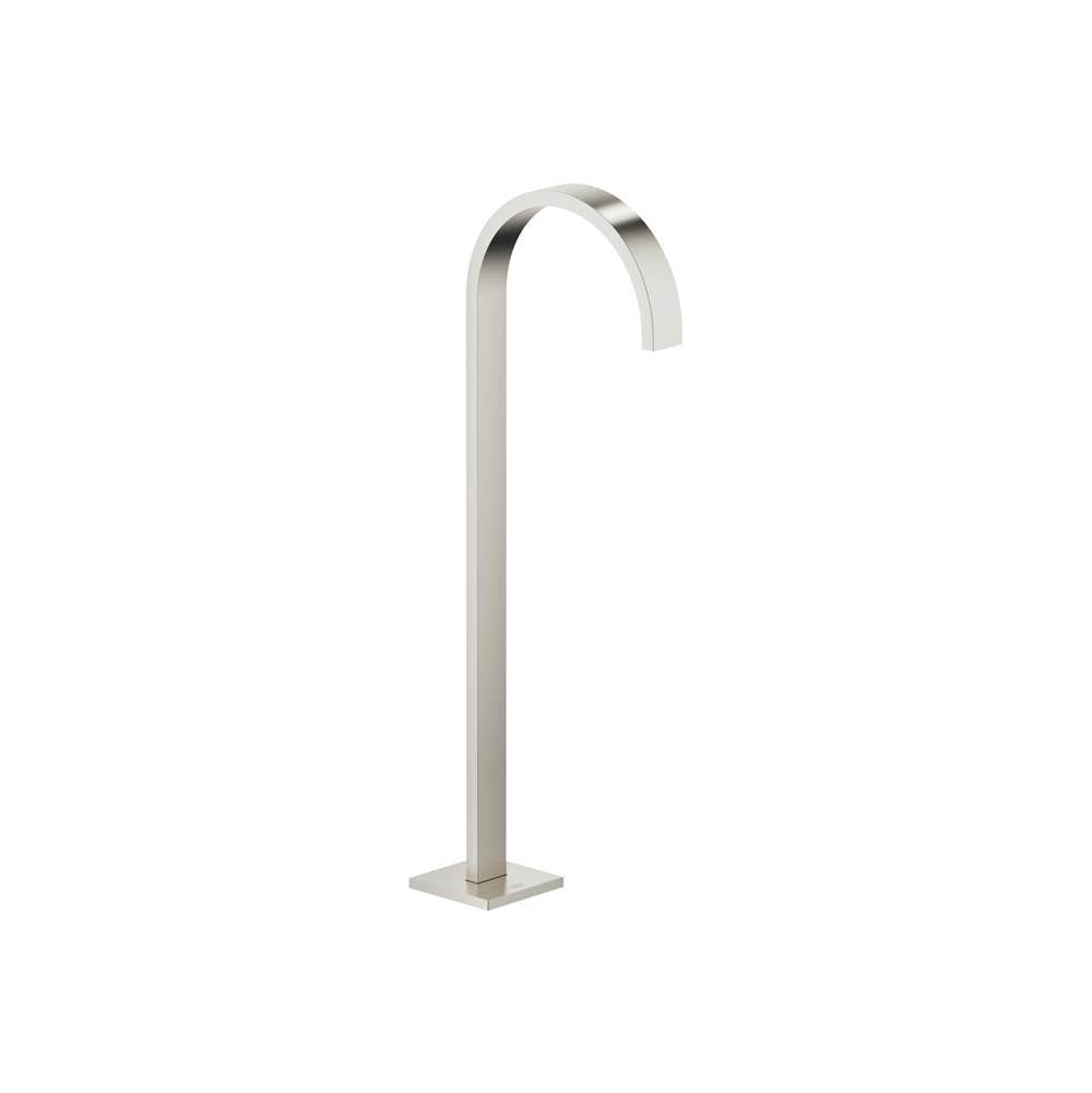 Dornbracht - MEM Tub Spout Without Diverter For Freestanding Installation In Platinum Matte - Platinum Matte