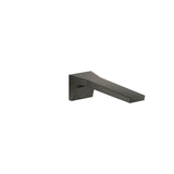 Dornbracht - CL.1 Lavatory Spout, Wall-Mounted Without Drain In Dark Platinum Matte - Dark platinum matte