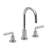 Dornbracht - Tara Three-Hole Lavatory Mixer With Drain In Dark Platinum Matte - Dark platinum matte
