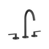 Dornbracht - Meta Three-Hole Lavatory Mixer With Drain In Black Matte - Black Matte