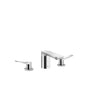 Dornbracht - Lisse Three-Hole Lavatory Mixer With Drain In Polished Chrome - Polished Chrome