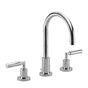Dornbracht - Tara Three-Hole Lavatory Mixer With Drain In Dark Platinum Matte - Dark platinum matte