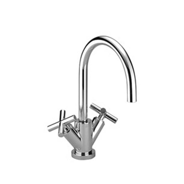 Dornbracht - Tara Single-Hole Lavatory Mixer With Drain In Dark Platinum Matte - Dark platinum matte