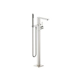 Dornbracht - LULU Single-Lever Tub Mixer For Freestanding Installation With Hand Shower Set In Platinum Matte - Platinum Matte