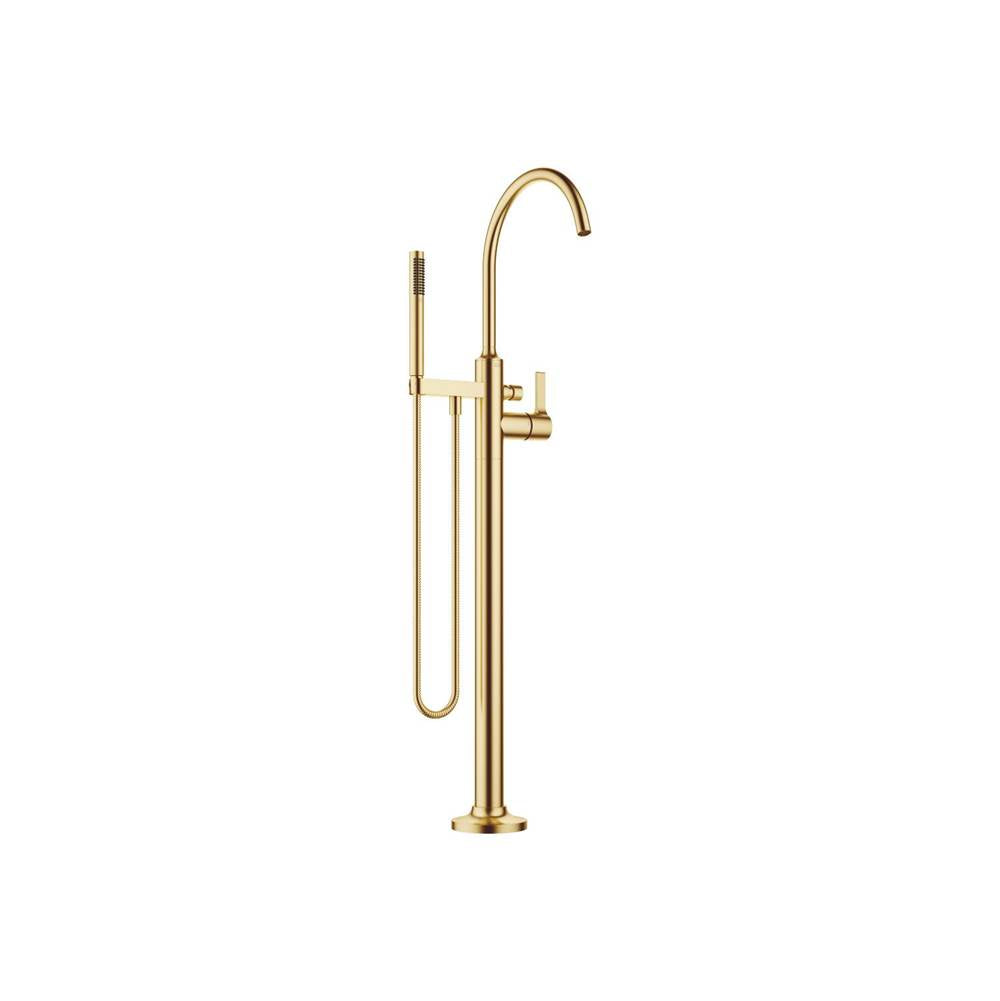Dornbracht - VAIA Single-Lever Tub Mixer For Freestanding Installation With Hand Shower Set In Brushed Durabrass - Brushed Durabrass