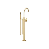 Dornbracht - VAIA Single-Lever Tub Mixer For Freestanding Installation With Hand Shower Set In Brushed Durabrass - Brushed Durabrass