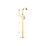 Dornbracht - CYO Single-Lever Tub Mixer For Freestanding Installation With Hand Shower Set In Brushed Durabrass - Brushed Durabrass