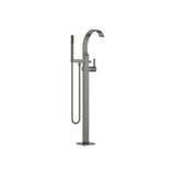 Dornbracht - CYO Single-Lever Tub Mixer For Freestanding Installation With Hand Shower Set In Dark Platinum Matte - Dark platinum matte