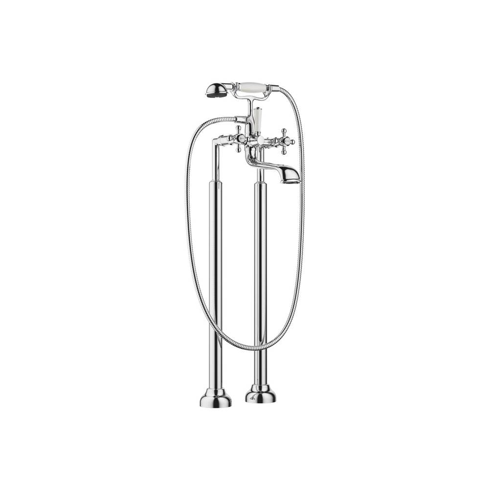 Dornbracht - Madison Two-Hole Tub Mixer For Freestanding Installation With Hand Shower Set In Polished Chrome - Polished Chrome