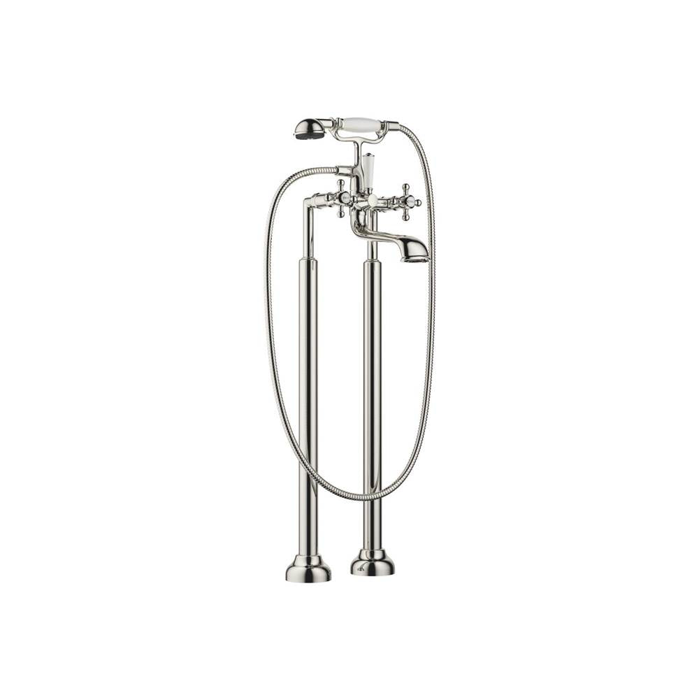 Dornbracht - Madison Two-Hole Tub Mixer For Freestanding Installation With Hand Shower Set In Platinum - Platinum