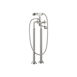Dornbracht - Madison Two-Hole Tub Mixer For Freestanding Installation With Hand Shower Set In Platinum - Platinum