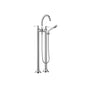 Dornbracht - VAIA Two-Hole Tub Mixer For Freestanding Installation With Hand Shower Set In Platinum - Platinum