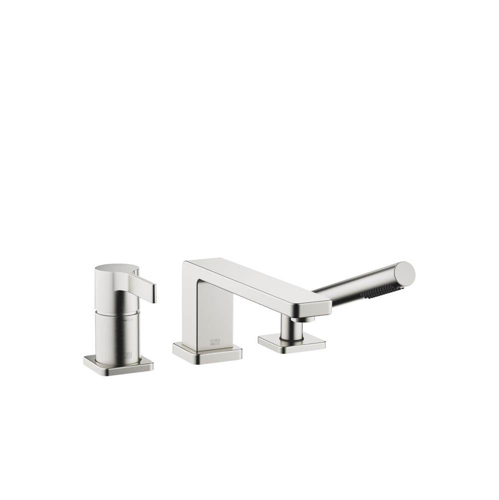 Dornbracht - LULU Three-Hole Single-Lever Tub Mixer For Deck-Mounted Tub Installation In Platinum Matte - Platinum Matte