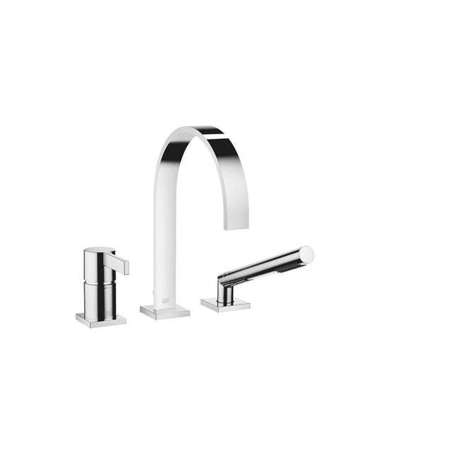 Dornbracht - MEM Three-Hole Single-Lever Tub Mixer For Deck-Mounted Tub Installation In Polished Chrome - Polished Chrome