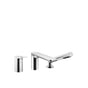 Dornbracht - Lisse Three-Hole Single-Lever Tub Mixer For Deck-Mounted Tub Installation In Polished Chrome - Polished Chrome