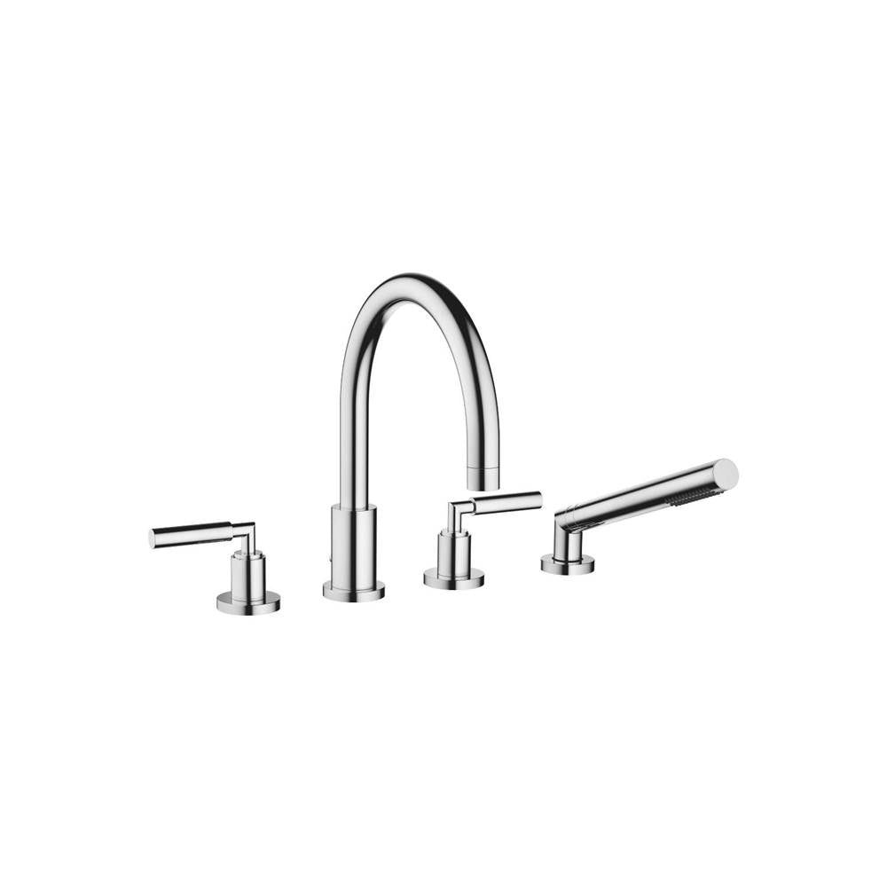 Dornbracht - Tara Deck-Mounted Tub Mixer, With Hand Shower Set For Deck-Mounted Tub Installation In Polished Chrome - Polished Chrome