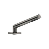 Dornbracht - Symetrics Hand Shower Set For Deck-Mounted Tub Installation In Dark Platinum Matte - Dark platinum matte