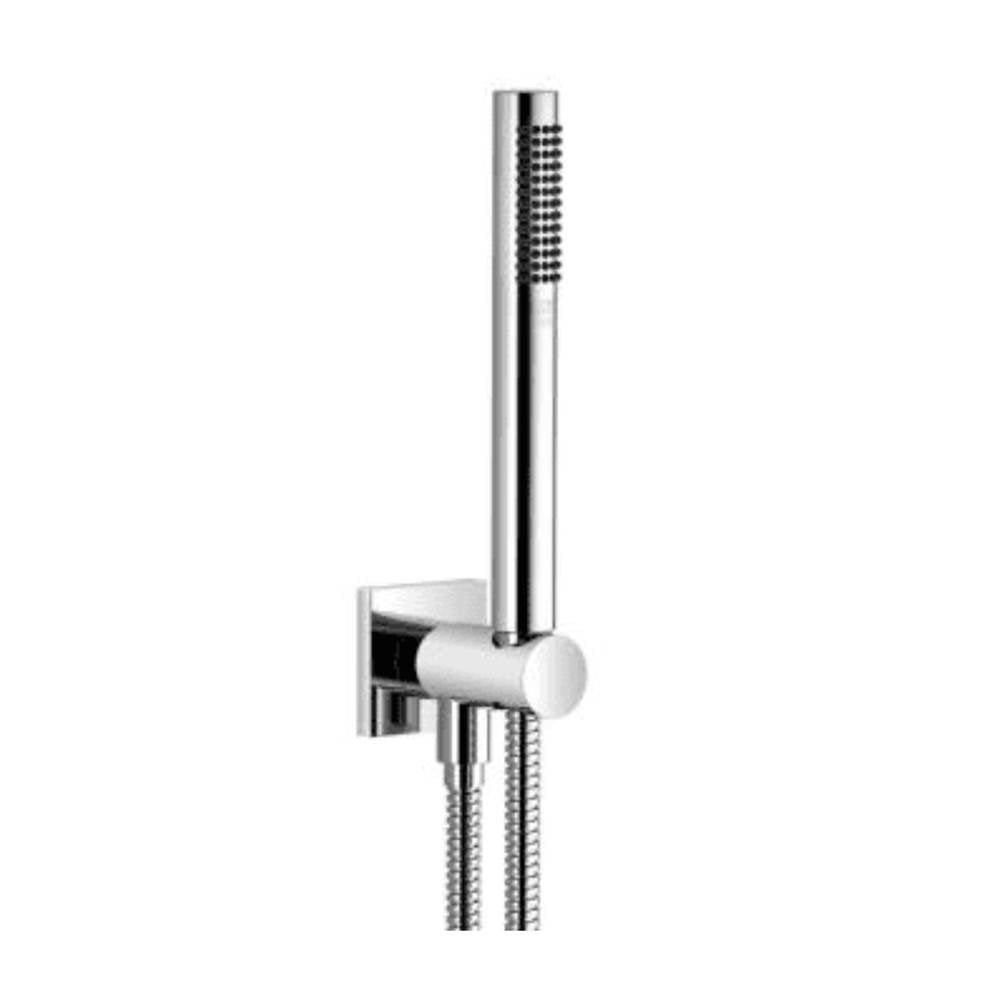 Dornbracht - Hand Shower Set With Integrated Wall Bracket In Dark Platinum Matte - Dark platinum matte