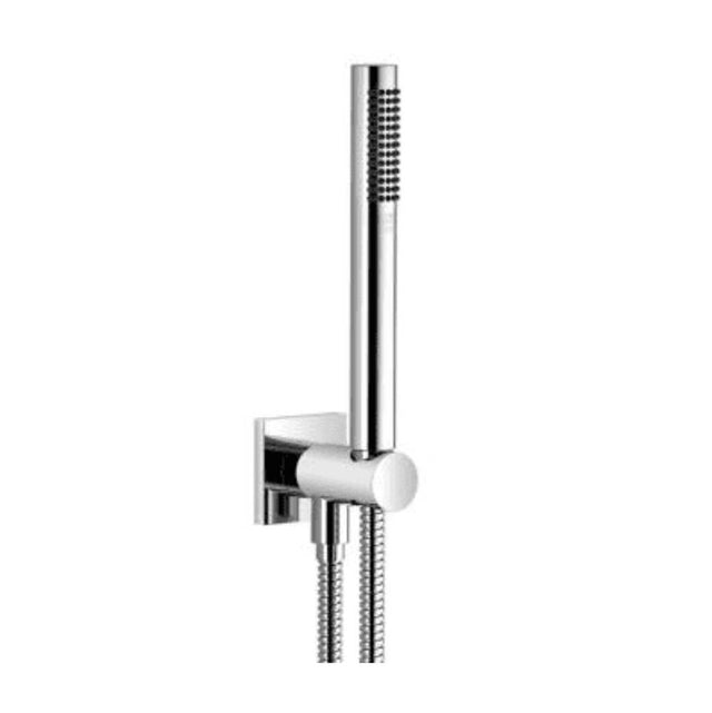 Dornbracht - Hand Shower Set With Integrated Wall Bracket In Dark Platinum Matte - Dark platinum matte