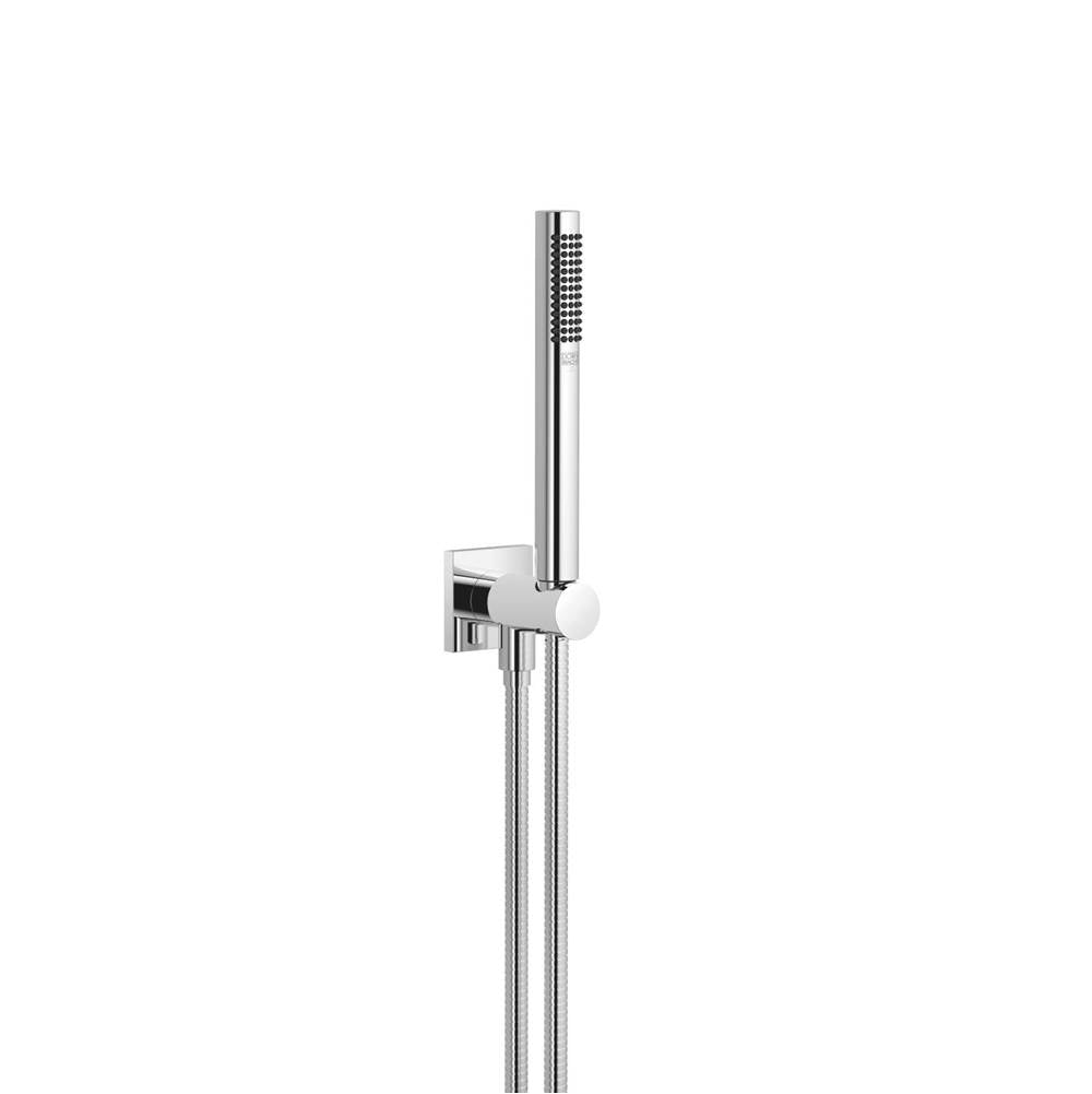 Dornbracht - Hand Shower Set With Integrated Wall Bracket In Brushed Durabrass - Brushed Durabrass