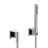 Dornbracht - Hand Shower Set With Individual Flanges In Dark Platinum Matte - Dark platinum matte