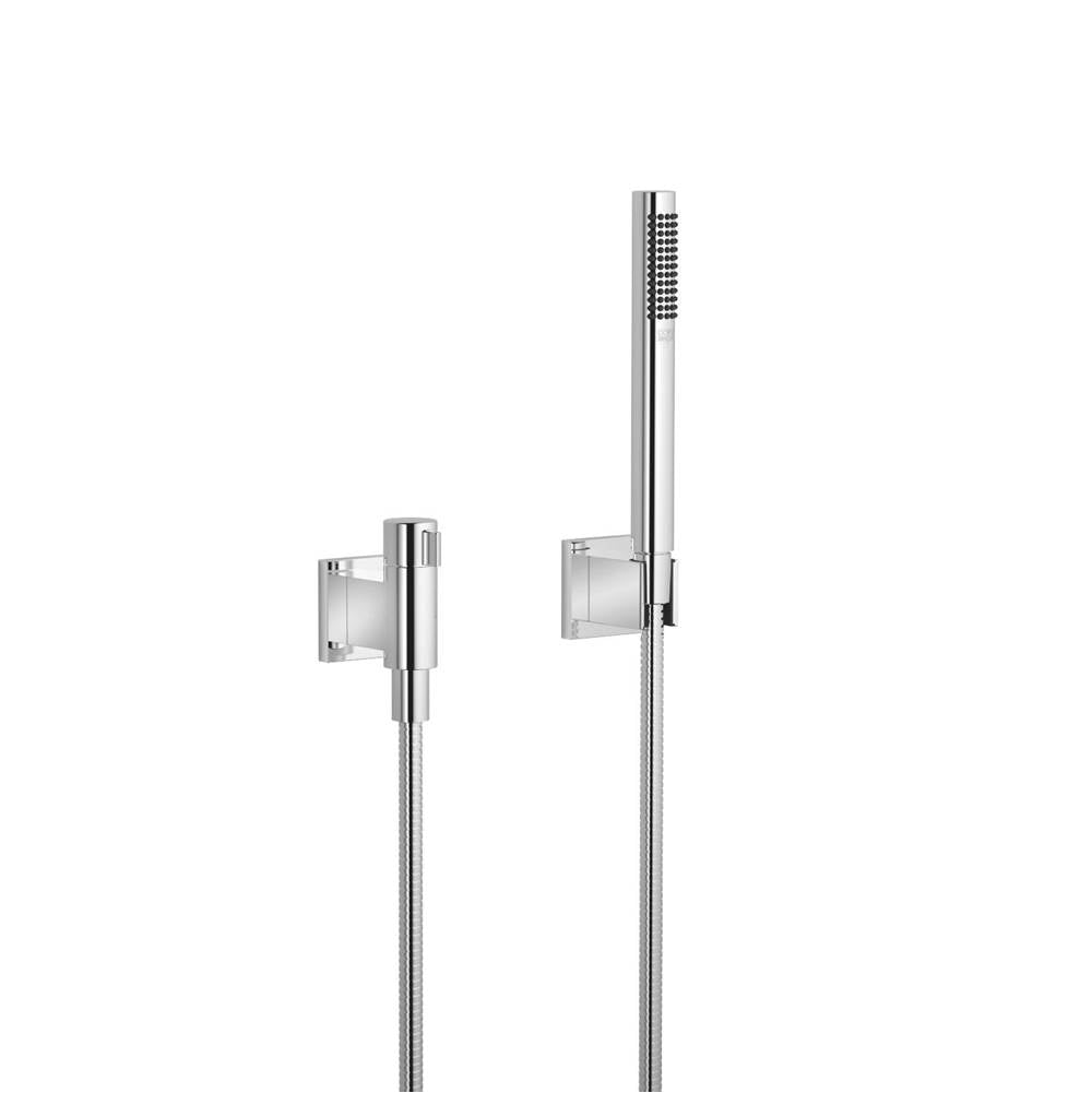 Dornbracht - Hand Shower Set With Individual Flanges With Volume Control In Dark Platinum Matte - Dark platinum matte
