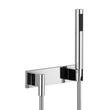 Dornbracht - Hand Shower Set With Cover Plate In Dark Platinum Matte - Dark platinum matte