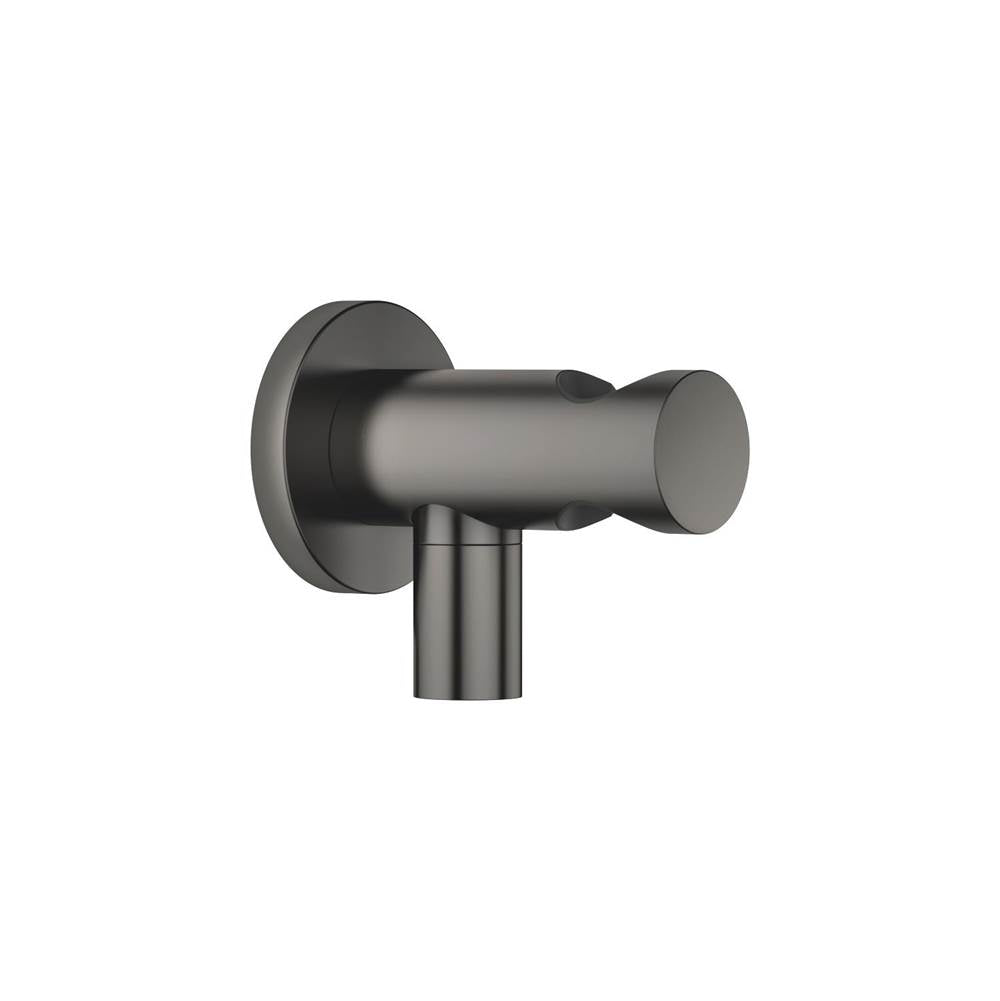 Dornbracht - Wall Elbow With Integrated Wall Bracket In Dark Platinum Matte - Dark platinum matte