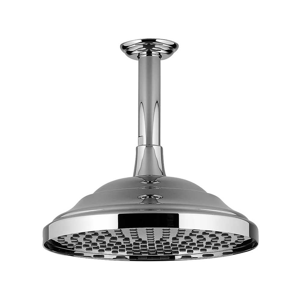 Dornbracht - Rain Shower Ceiling-Mounted In Dark Platinum Matte - Dark platinum matte
