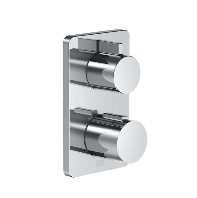 Dornbracht - Concealed Thermostat With One-Way Volume Control In Platinum Matte - Platinum Matte