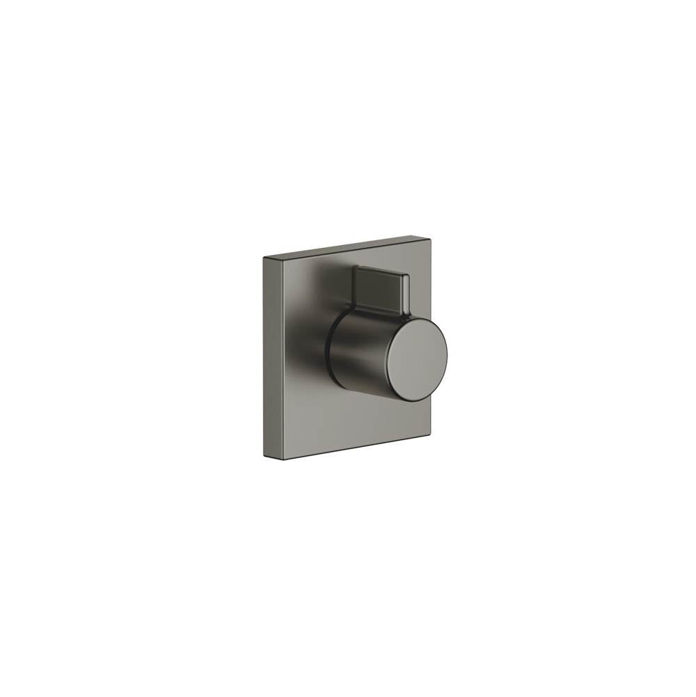 Dornbracht - Symetrics Volume Control Counter-Clockwise Closing 1/2'' In Dark Platinum Matte - Dark platinum matte