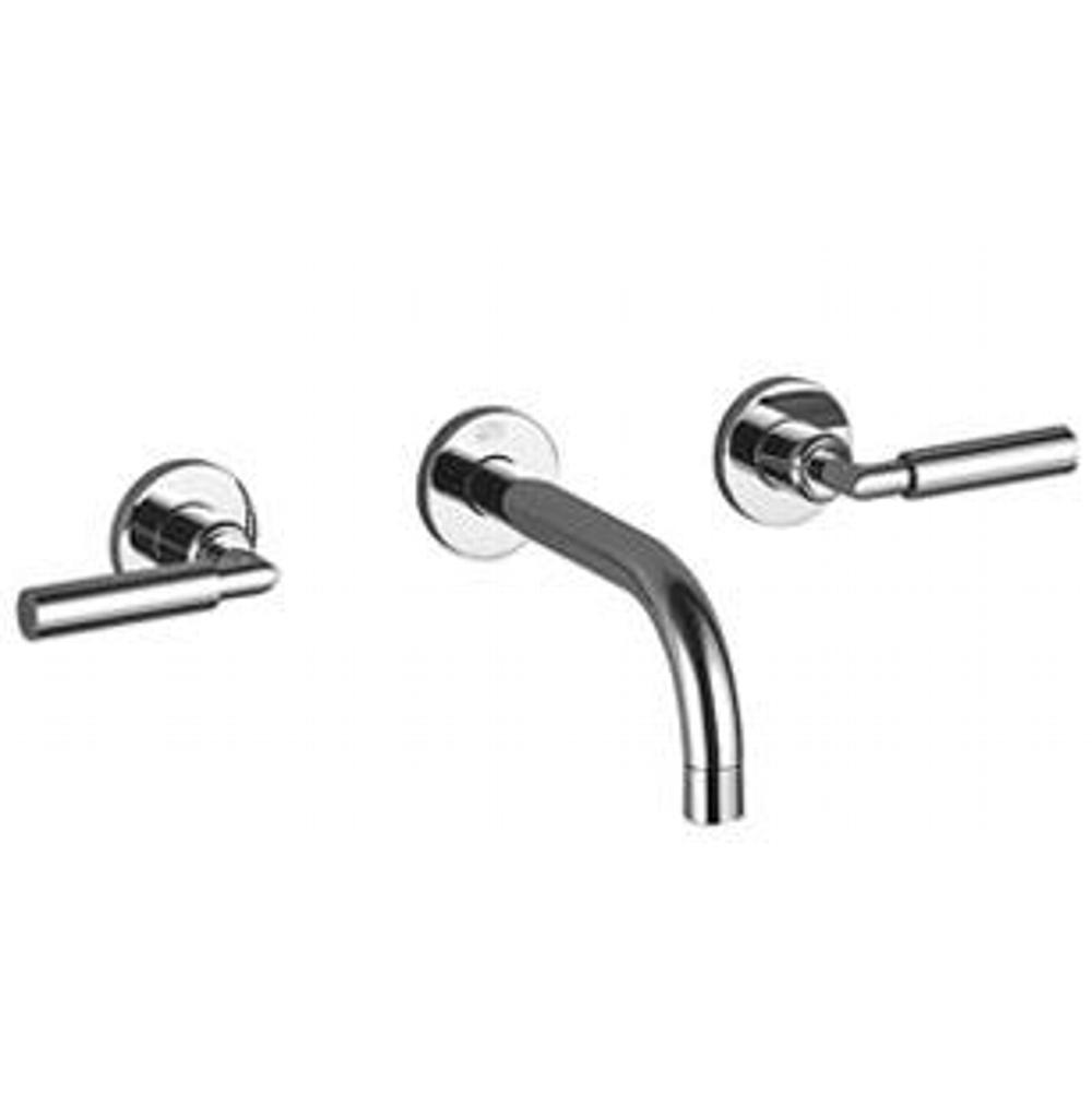 Dornbracht - Tara Wall-Mounted Three-Hole Lavatory Mixer Without Drain In Dark Platinum Matte - Dark platinum matte