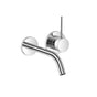 Dornbracht - Meta Meta Slim Wall-Mounted Single-Lever Mixer Without Drain In Black Matte - Black Matte