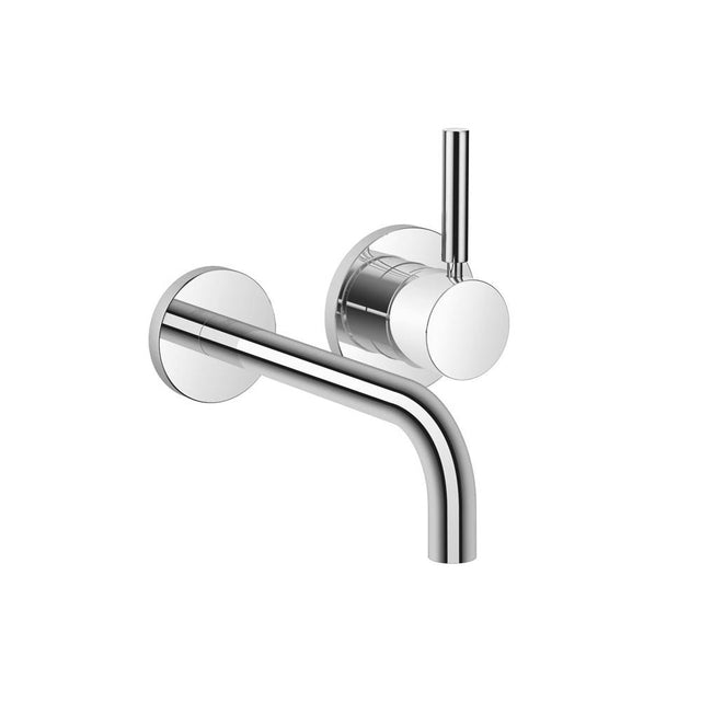 Dornbracht - Meta Wall-Mounted Single-Lever Mixer With Individual Flanges In Black Matte - Black Matte
