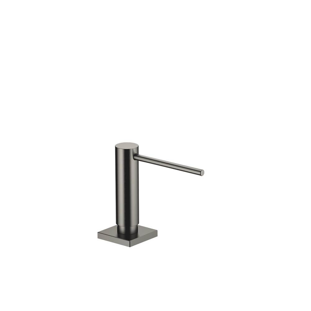 Dornbracht - Soap Dispenser With Flange In Dark Platinum Matte - Dark platinum matte