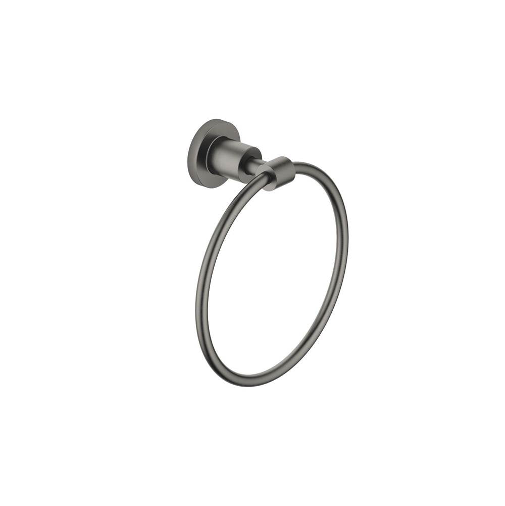 Dornbracht - Tara Towel Ring Round In Dark Platinum Matte - Dark platinum matte