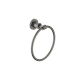 Dornbracht - Tara Towel Ring Round In Dark Platinum Matte - Dark platinum matte