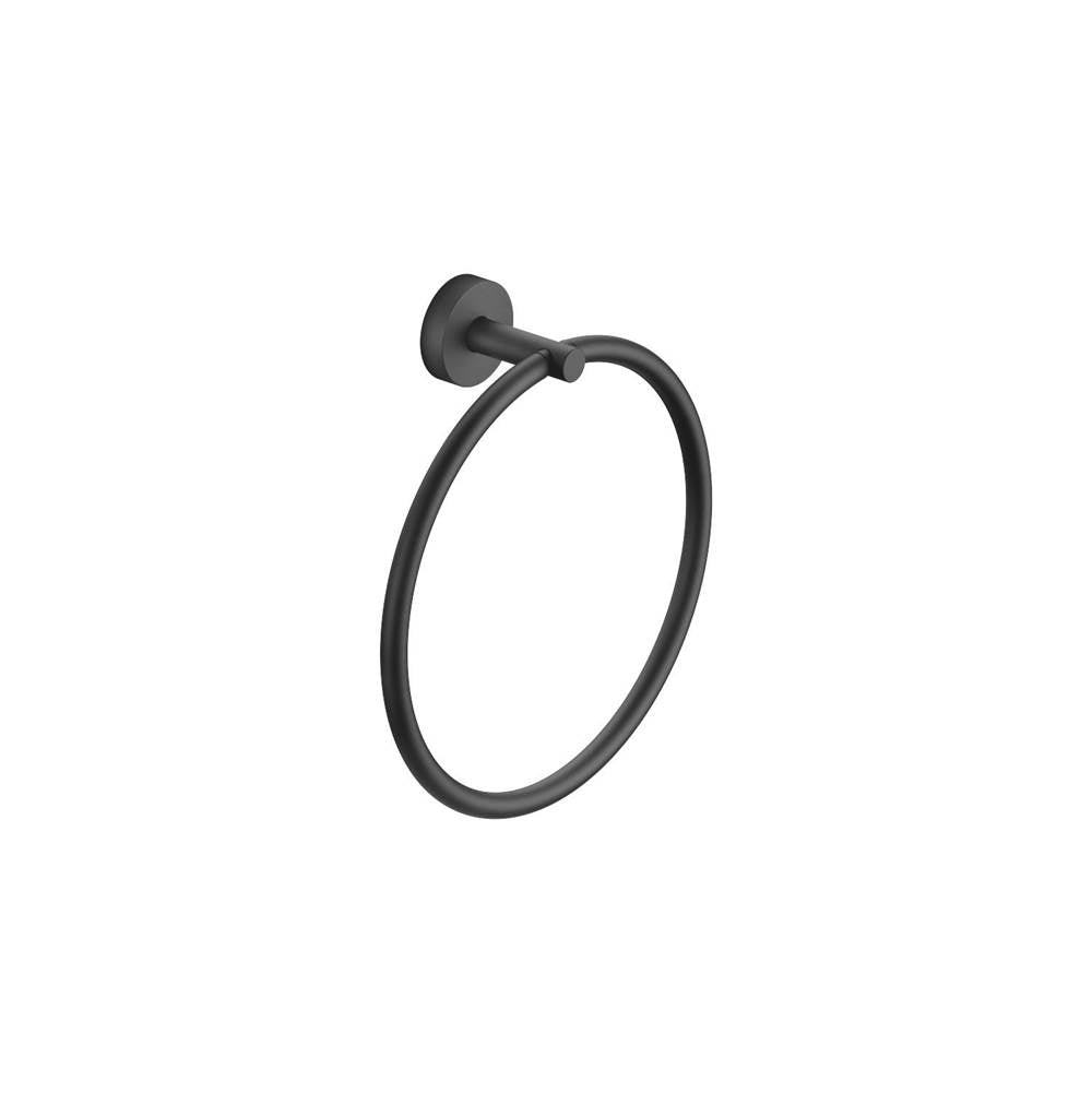 Dornbracht - Meta Towel Ring Round In Black Matte - Black Matte
