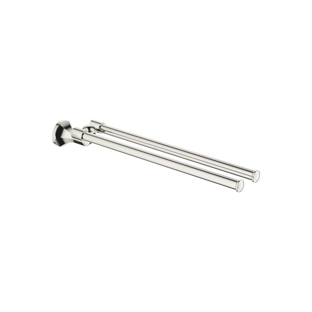 Dornbracht - Madison Towel Bar Two-Piece Pivotable In Platinum - Platinum