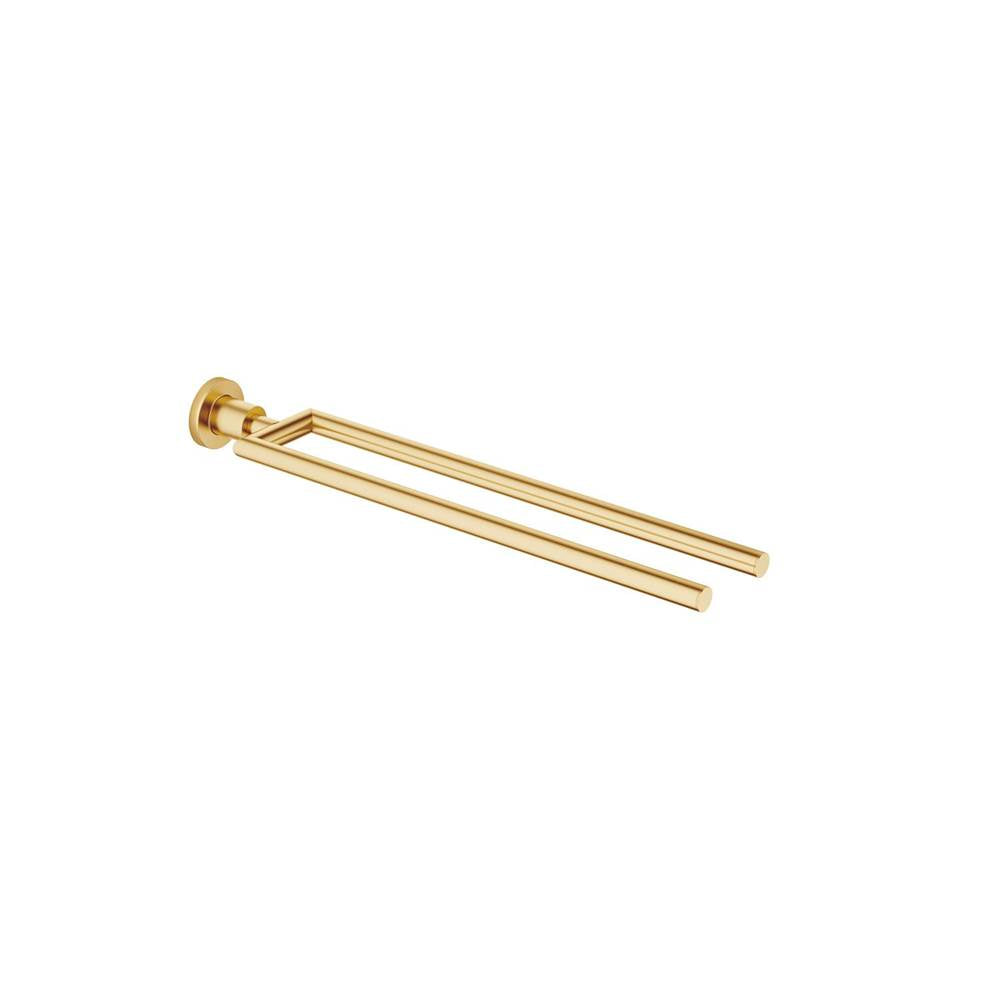 Dornbracht - Tara Towel Bar Two-Piece Fixed In Brushed Durabrass - Brushed Durabrass