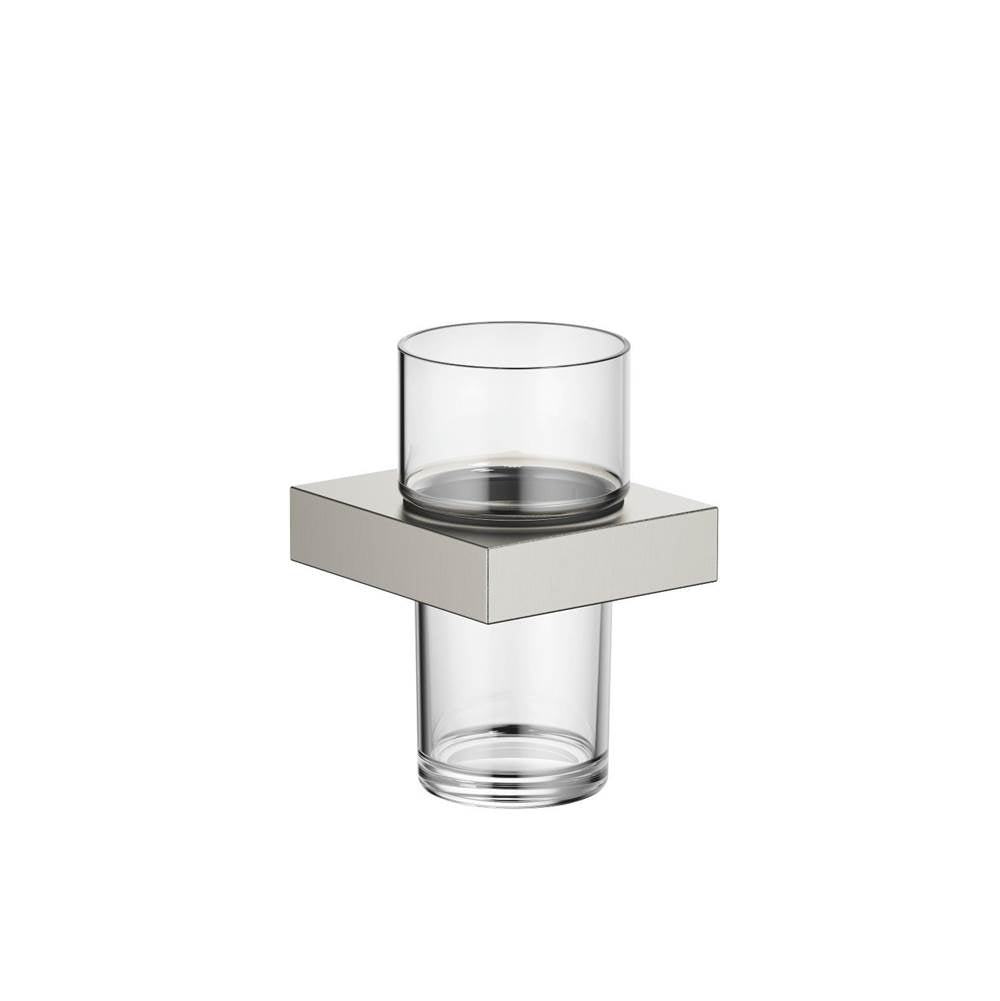 Dornbracht - MEM Tumbler Wall-Mounted In Platinum Matte - Platinum Matte